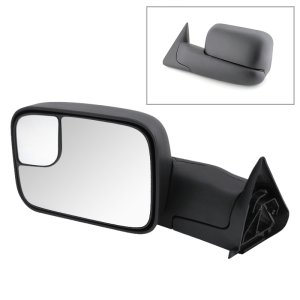Dodge Ram Side Mirror - Left - SPYDER - xTune, Manual Extendable, Manual Adjustable, LED Turn Signal - Black - `94-`01