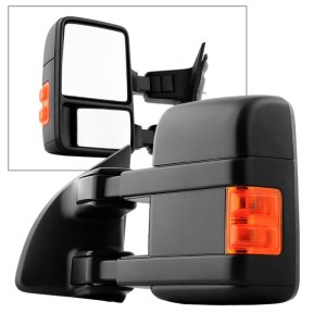 Ford F-550 Super Duty Side Mirror - Left - SPYDER - xTune, Manual Extendable, Manual Adjust - `99-`14