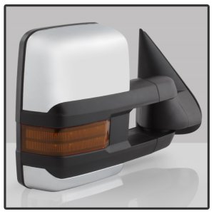 Chevrolet Silverado Side Mirrors - Left and Right - SPYDER - Heated Amber Signal Telescoping G3 - Chrome - `03-`06