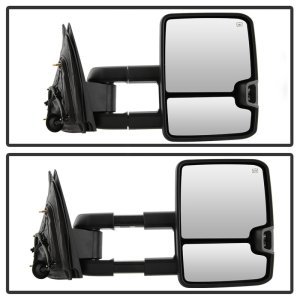Chevrolet Silverado Side Mirrors - SPYDER - Heated Amber LED Signal G3 Power Telescoping - Chrome - `14-`16