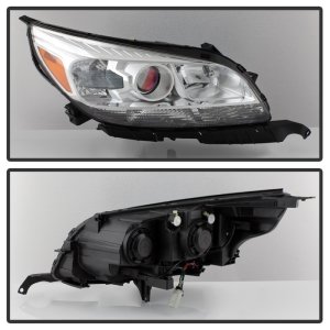 Chevrolet Malibu Headlights - Right - SPYDER - OE Style Projector - Halogen - `13-`15