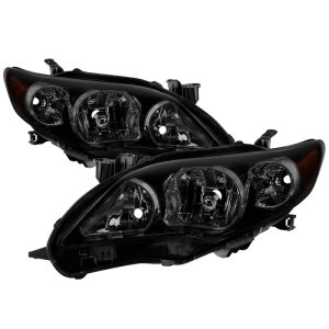 Toyota Corolla Headlights - SPYDER - xTune - Black Smoke - `11-`13 Toyota Corolla Headlights - SPYDER - xTune - Black Smoke - `11-`13