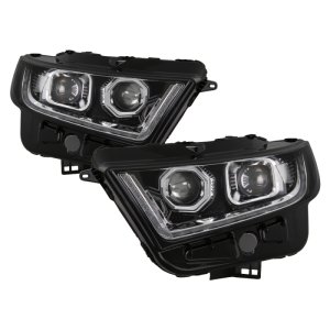 Ford Edge Headlights - SPYDER - LED Projector - Chrome - `15-`16