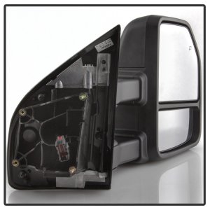 Ford F-150 Side Mirrors - SPYDER - Heated LED Telescoping - Smoke - `15-`17