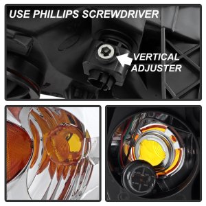 Chevrolet Malibu Headlight - Driver Side - SPYDER - xTune Halogen OE - `04-`08