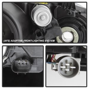 Lexus ES350 Headlights - Driver Side - SPYDER - HID/AFS, OEM Left - `10-`12