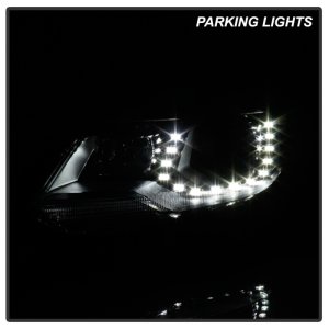Volkswagen Tiguan Headlights - SPYDER - DRL LED Projector - Chrome - `12-`17