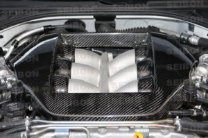 Nissan GTR Engine Cover - Seibon - Seibon 09-11 Carbon Fiber - Carbon Fiber - `09-`11
