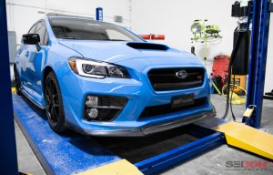Subaru WRX STI Front Lip - Seibon - MB1-Style Carbon Fiber - `15-`17 Subaru WRX STI Front Lip - Seibon - MB1-Style Carbon Fiber - `15-`17
