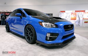 Subaru WRX Front Lip - Seibon - MB3-Style Carbon Fiber - `15-`17 Subaru WRX Front Lip - Seibon - MB3-Style Carbon Fiber - `15-`17