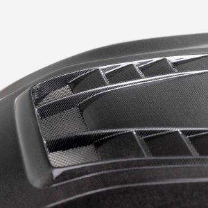 Toyota Corolla Hood - Seibon - TV-Style Double-Sided - Carbon Fiber - `23-`25