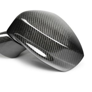 Nissan GTR Mirror Covers - Seibon - OEM Carbon Fiber - Carbon Fiber - `09-`10