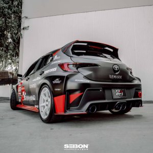Toyota Corolla Rear Lip - Seibon - MB-Style Carbon Fiber - `23-`27