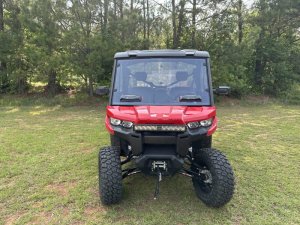 Can-Am Defender HD10 Windshield - Seizmik - Tool-Less Vented HC - `16-`23 Can-Am Defender HD10 Windshield - Seizmik - Tool-Less Vented HC - `16-`23