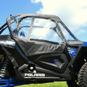 Polaris RZR Turbo S Soft Doors Kit - Seizmik - With Zippers - `18-`21