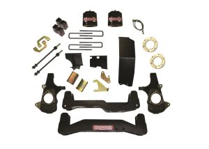 Chevrolet 1500 Suspension Lift Kit - Front + Rear - Skyjacker - 6-7 in. Lift, Includes Front Upper/Lower Strut Spacers, Front/Rear Crossmembers, For Use With Models With Steel Steering Knuckles/Control Arms - `14-`27