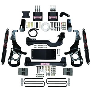 Ford F150 Suspension Lift Kit - Front + Rear - Skyjacker - 6in KT 21 Black Max Shocks - 2021