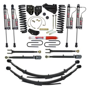 Ford F-250 Suspension Lift Kit - Front + Rear - Skyjacker - 4-Link Conversion with ADX 2.0 Adventure Series Remote Reservoir Monotube Shocks - `05-`07