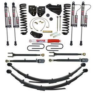 Ford F-350 Super Duty Suspension Lift Kit - Front + Rear - Skyjacker - 4-Link Conversion, ADX 2.0 Remote Reservoir Monotube Shocks - `05-`07