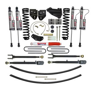 Ford F-250 Suspension Lift Kit - Front + Rear - Skyjacker - 8.5 Inch with ADX 2.0 Remote Reservoir Monotube Shocks - 2005