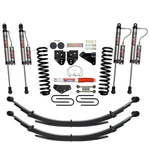 Ford F350 Suspension Lift Kit - Front + Rear - Skyjacker - 6 in. Lift System with ADX 2.0 Adventure Series Remote Reservoir Monotube Shocks, Skyjacker Softride Technology - 2008