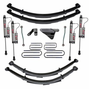 Ford F350 Suspension Lift Kit - Front + Rear - Skyjacker - 6-Inch Lift with ADX 2.0 Adventure Series Remote Reservoir Monotube Shocks, Skyjacker Softride Technology - `99-`02