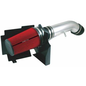 GMC Truck Performance Air Intake - Passenger side - Spectre - Clear Anodized w/Red Filter - `99-`07