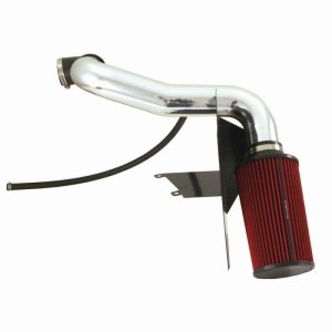 GMC Truck Performance Air Intake - Spectre - Cold Air Intake w/Red Filter - Clear Anodized - `98-`03