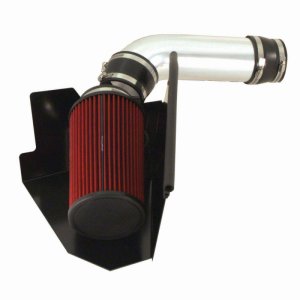 Chevrolet C2500 Performance Air Intake - Spectre - Cold Air Intake Kit - Clear Anodized w/Red Filter - `96-`00