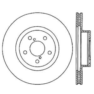Subaru XV Crosstrek Brake Rotor (1) - Front - Stoptech - Cryostop Performance - `16-`17