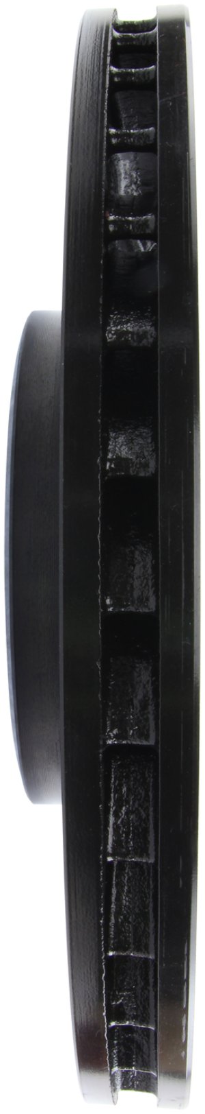 Audi S5 Brake Rotor (1) - Front Right - Stoptech - Slotted Sport - Black (e-coated) - `08-`11