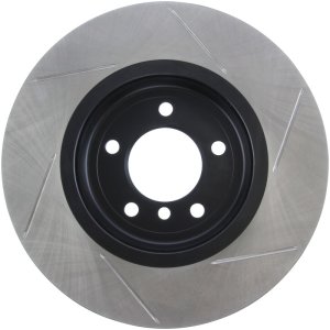 BMW 3 Series Brake Rotors (1) - Front Right - Stoptech - Slotted Sport - Black - `00-`07