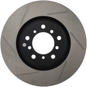 BMW M3 Brake Rotor (1) - Front Right - Stoptech - Slotted - Black - `01-`06 BMW M3 Brake Rotor (1) - Front Right - Stoptech - Slotted - Black - `01-`06