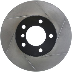 BMW 3 Series Brake Rotor (1) - Front Left - Stoptech - Slotted Sport - Black - `13-`18 BMW 3 Series Brake Rotor (1) - Front Left - Stoptech - Slotted Sport - Black - `13-`18