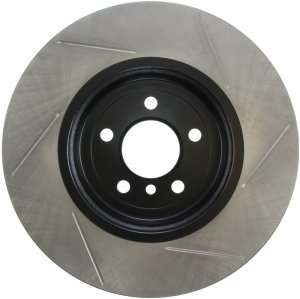 BMW ActiveHybrid 5 Brake Rotor (1) - Front Right - Stoptech - Sport Slotted - Black E-Coated - `12-`16