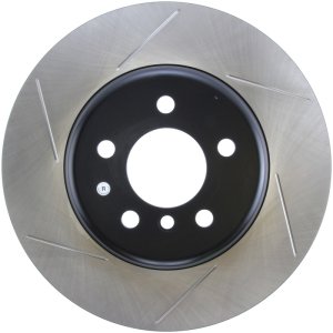 BMW ActiveHybrid 3 Brake Rotor (1) - Rear Right - Stoptech - Slotted Sport - Black - `13-`15 BMW ActiveHybrid 3 Brake Rotor (1) - Rear Right - Stoptech - Slotted Sport - Black - `13-`15