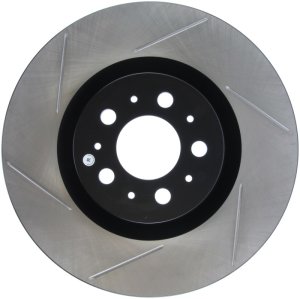 Volvo V70 Brake Rotor (1) - Front Right - Stoptech - Slotted Sport - Black - `04-`07 Volvo V70 Brake Rotor (1) - Front Right - Stoptech - Slotted Sport - Black - `04-`07