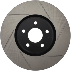Ford Transit Connect Brake Rotor (1) - Front Left - Stoptech - Slotted Sport - Black - `14-`18 Ford Transit Connect Brake Rotor (1) - Front Left - Stoptech - Slotted Sport - Black - `14-`18