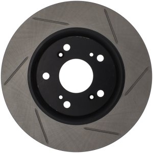 Acura CSX Brake Rotor (1) - Front Right - Stoptech - Slotted Sport Rotor - Black - `07-`11