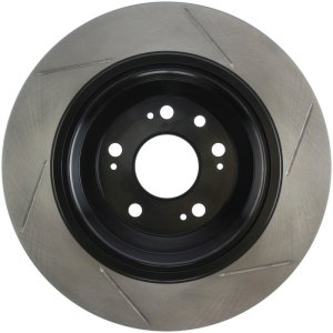 Acura TL Brake Rotors (1) - Rear Right - Stoptech - Slotted Sport - Black E-Coated - `09-`14