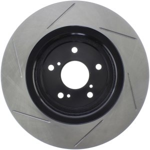 Acura TLX Brake Rotor (1) - Front Left - Stoptech - Slotted Sport - Black - `15-`20