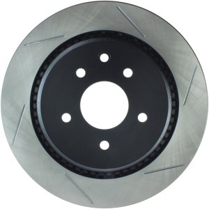 Infiniti G37 Brake Rotor (1) - Rear Left - Stoptech - Slotted Sport - Black - `08-`13 Infiniti G37 Brake Rotor (1) - Rear Left - Stoptech - Slotted Sport - Black - `08-`13