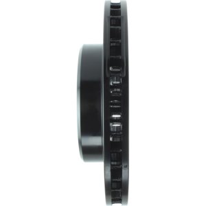 Toyota Land Cruiser Brake Rotor (1) - Front Left - Stoptech - Slotted Sport - Black - `98-`07