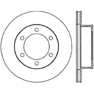 Toyota Tacoma Brake Rotor (1) - Front Left - Stoptech - Slotted Cryo - Black E-Coated - `95-`04 Toyota Tacoma Brake Rotor (1) - Front Left - Stoptech - Slotted Cryo - Black E-Coated - `95-`04
