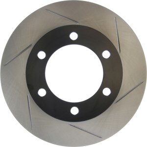 Toyota 4Runner Brake Rotor (1) - Front Left - Stoptech - Slotted Sport - Black - `95-`02
