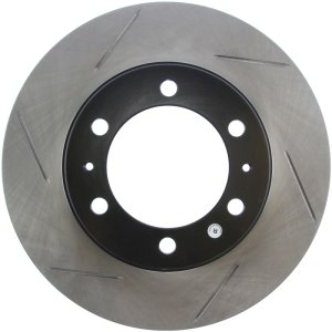 Toyota 4Runner Brake Rotor (1) - Front Right - Stoptech - Slotted Sport - Black - `03-`09
