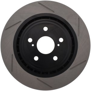 Toyota Sienna Brake Rotors (1) - Front Left - Stoptech - Slotted Sport - Black - `11-`20