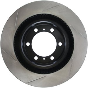 Toyota 4Runner Brake Rotors (1) - Front Left - Stoptech - Slotted - Black - `10-`20