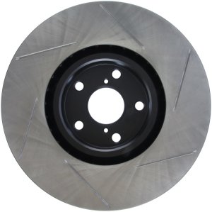 Lexus RC300 Brake Rotor (1) - Front Right - Stoptech - Slotted Sport - Black - `16-`18