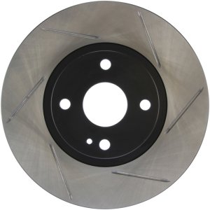 Mazda Miata Brake Rotor (1) - Front Left - Stoptech - Slotted Sport - Black - `01-`05 Mazda Miata Brake Rotor (1) - Front Left - Stoptech - Slotted Sport - Black - `01-`05